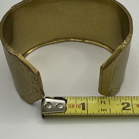 Silpada KR Collection Cuff Bracelet Gold Tone Statement Runway - Picture 9 of 10